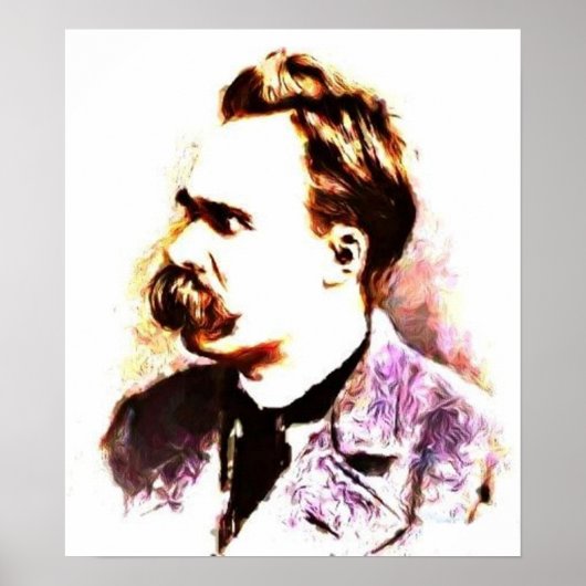Friedrich Nietzsche Poster (Voorkant)