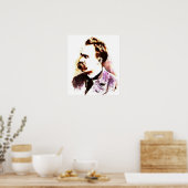 Friedrich Nietzsche Poster (Keuken)
