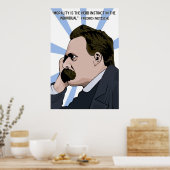 Friedrich Nietzsche Poster (Keuken)