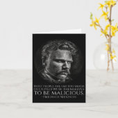 Friedrich Nietzsche Quote - Moderne Duitse filosof Kaart (Gele Bloem)