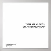 Friedrich Nietzsche Quote Poster (Voorkant)