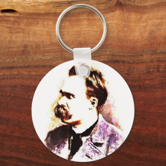 Friedrich Nietzsche Sleutelhanger (Voorkant)