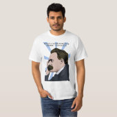 friedrich nietzsche t-shirt (Voorkant volledig)