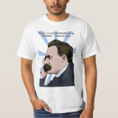 friedrich nietzsche t-shirt (Voorkant)