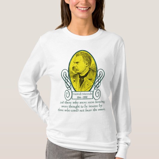Friedrich Nietzsche T-shirt (Voorkant)