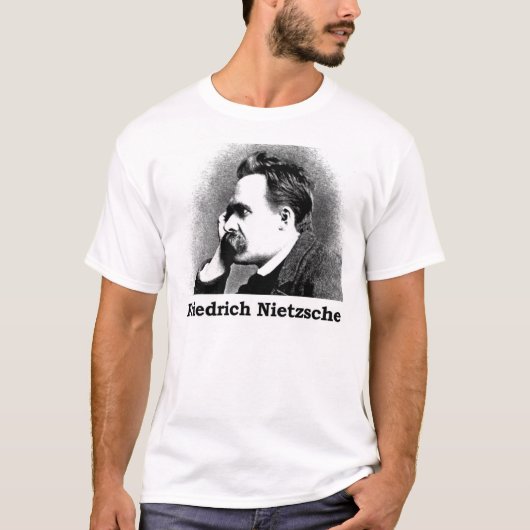 Friedrich Nietzsche T-shirt (Voorkant)