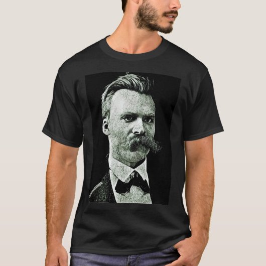 Friedrich Nietzsche T-shirt (Voorkant)