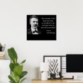 Friedrich Nietzsche Troll Quote Poster (Thuiskantoor)
