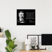 Friedrich Nietzsche Troll Quote Poster (Thuiskantoor)