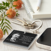Friedrich Nietzsche Troll Quote Sleutelhanger (Voorkant Rechts)