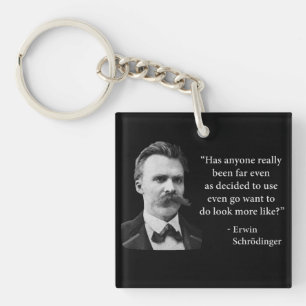 Friedrich Nietzsche Troll Quote Sleutelhanger