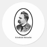 Friedrich Nietzsche Zwart Het MUSEUM Zazzle Cadeau