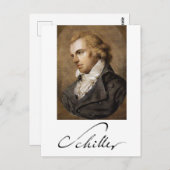 Friedrich Schiller Briefkaart (Voorkant / Achterkant)