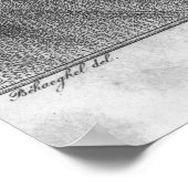 Friedrich Schiller gegraveerd door Massol Poster (Hoek)