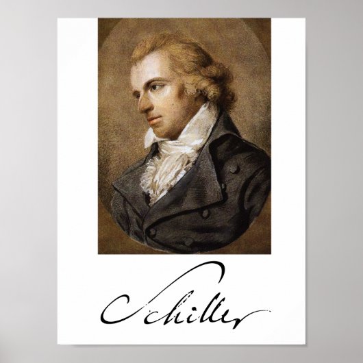 Friedrich Schiller Poster (Voorkant)
