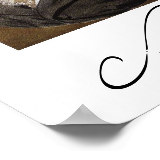 Friedrich Schiller Poster (Hoek)