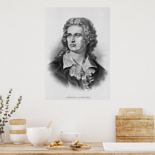 Friedrich Schiller Poster (Keuken)