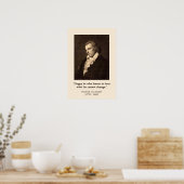 Friedrich Schiller - Quote over geluk Poster (Keuken)