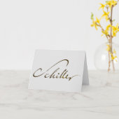 Friedrich Schiller Signature Kaart (Gele Bloem)
