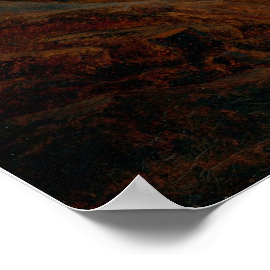 Friedrich - Twee Mannen die Moon overwegen Poster (Hoek)