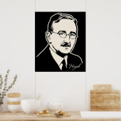 Friedrich von Hayek Print (Keuken)