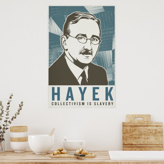 Friedrich von Hayek  Print (Keuken)