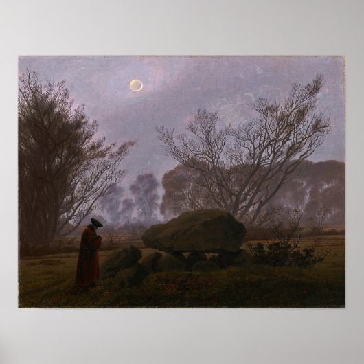 Friedrich - Walk in Dusk Poster (Voorkant)