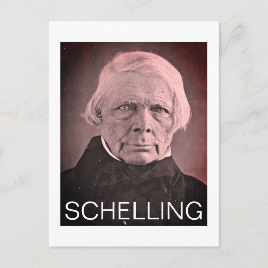Friedrich Wilhelm Joseph Schelling Briefkaart (Voorkant)