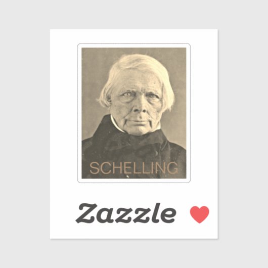Friedrich Wilhelm Joseph Schelling Sticker (Vel)