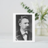 Friedrich Wilhelm Nietzsche (1844-1900) 1873 (b/w Briefkaart (Staand voorkant)