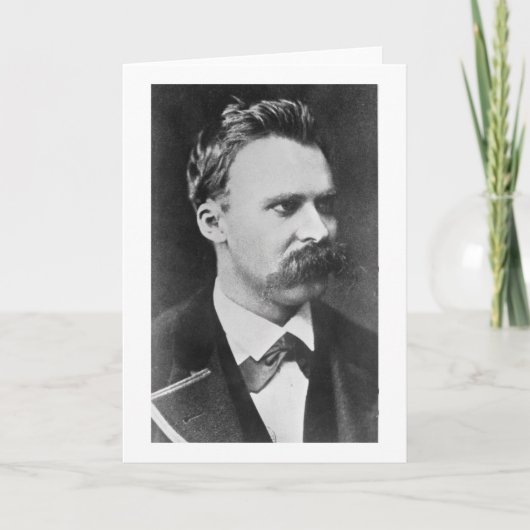 Friedrich Wilhelm Nietzsche (1844-1900) 1873 (b/w) Kaart (Voorkant)