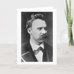 Friedrich Wilhelm Nietzsche (1844-1900) 1873 (b/w) Kaart