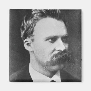 Friedrich Wilhelm Nietzsche (1844-1900) 1873 (b/w) Magneet