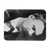 Friedrich Wilhelm Nietzsche (1844-1900) 1873 (b/w) Magneet (Horizontaal)