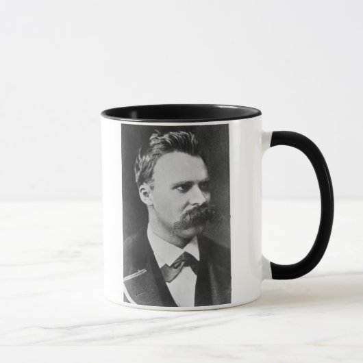 Friedrich Wilhelm Nietzsche (1844-1900) 1873 (b/w) Mok (Rechts)