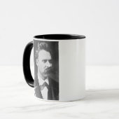 Friedrich Wilhelm Nietzsche (1844-1900) 1873 (b/w) Mok (Voorkant links)