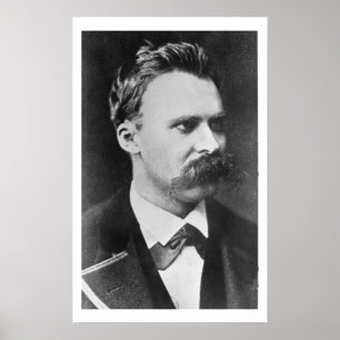 Friedrich Wilhelm Nietzsche (1844-1900) 1873 (b/w) Poster
