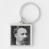 Friedrich Wilhelm Nietzsche (1844-1900) 1873 (b/w) Sleutelhanger (Voorkant)