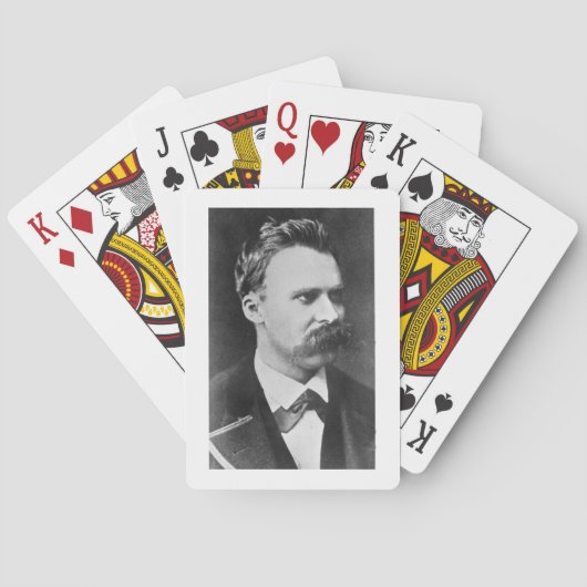 Friedrich Wilhelm Nietzsche (1844-1900) 1873 Pokerkaarten (Achterkant)