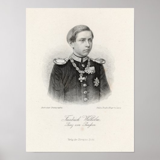 Friedrich Wilhelm, Prinz von Preussen Poster (Voorkant)