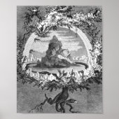 Friedrich Wilhelm The Ash Yggdrasil by Heine Poster (Voorkant)