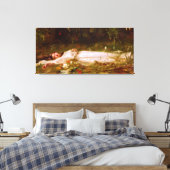 FRIEDRICH WILHELM THEODOR HEYSER - Ophelia - 1900 Canvas Afdruk (Insitu (Slaapkamer))