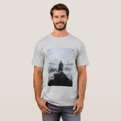 Friedrichs Wandelaar boven de zee van nevel T-shirt (Voorkant volledig)
