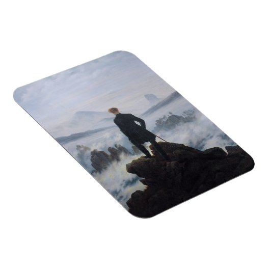 Friedrich's Wanderer boven het zee mist Magneet (Rechterzijde)