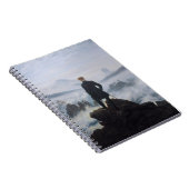 Friedrich's Wanderer boven het zee mist Notitieboek (Rechterzijde)