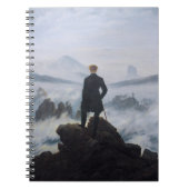 Friedrich's Wanderer boven het zee mist Notitieboek (Voorkant)