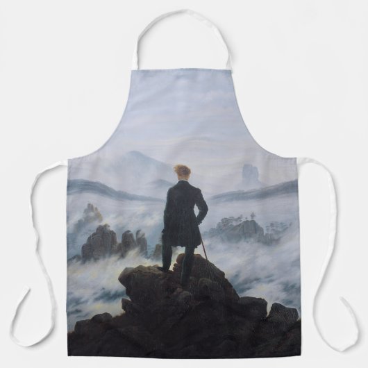 Friedrich's Wanderer boven het zee mist Schort (Voorkant)