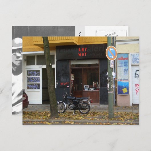 Friedrichshain Berlin Szene Briefkaart (Voorkant / Achterkant)