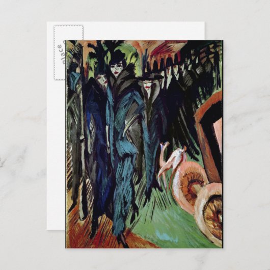 Friedrichstrasse, 1914 briefkaart (Voorkant / Achterkant)