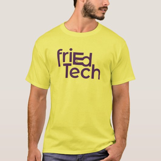 friEdTech Officiële Logo in het Paars T-shirt (Voorkant)